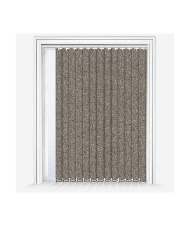 New Edge Blinds Louvolite Matrix Hessian Custom Made Blackout Vertical Blind