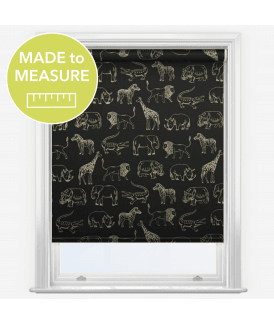 Louvolite Night Safari Gold Made to Measure Blackout Roller Blind