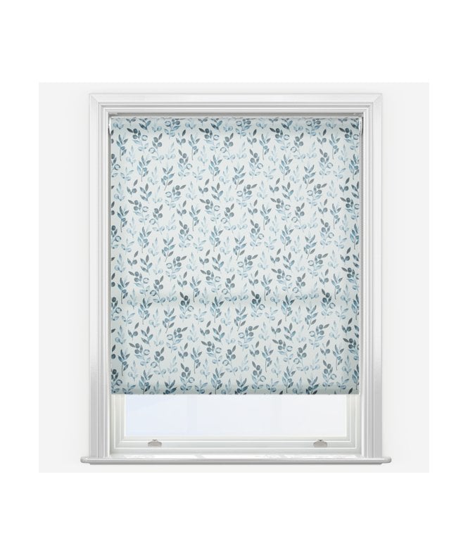 New Edge Blinds Louvolite Olive Aegean Made to Measure Dimout Roller Blind