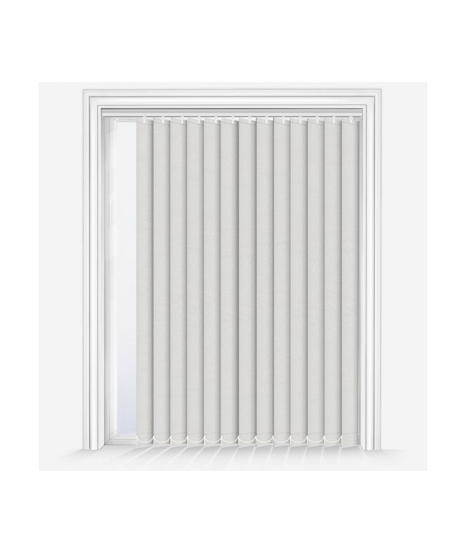 New Edge Blinds Louvolite Shot Silk Ivory Custom Made Blackout Vertical Blind