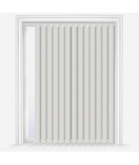 Louvolite Shot Silk Ivory Custom Made Blackout Vertical Blind