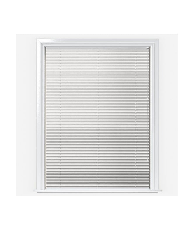 New Edge Blinds Louvolite Shot Silk Ivory Pleated Blackout Blind