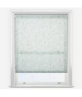 Louvolite Sweet Pea Stem Green Made to Measure Dimout Roller Blind