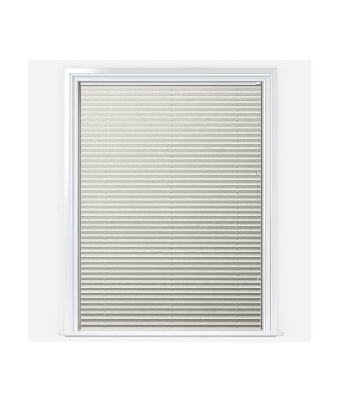 New Edge Blinds Louvolite Voile Cream Pleated Dimout Blind