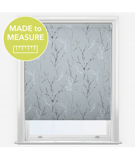 Louvolite Willow Birch White Made to Measure Blackout Roller Blind