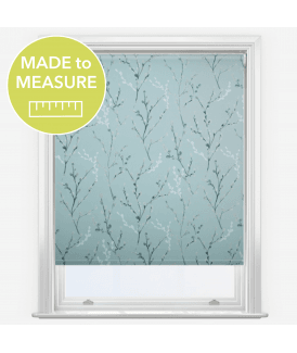 Louvolite Willow Morning Mist Made to Measure Blackout Roller Blind