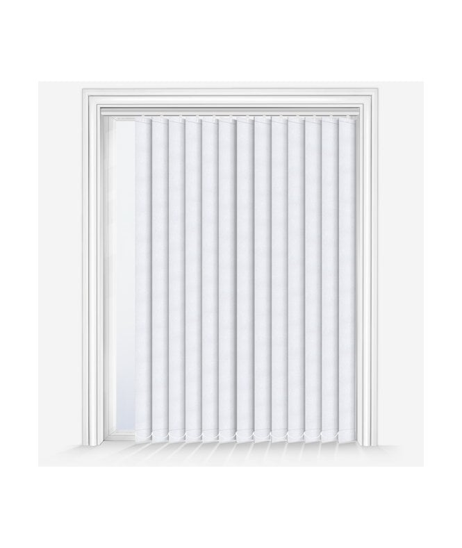 New Edge Blinds Lucca Chalk Custom Made Blackout Vertical Blind