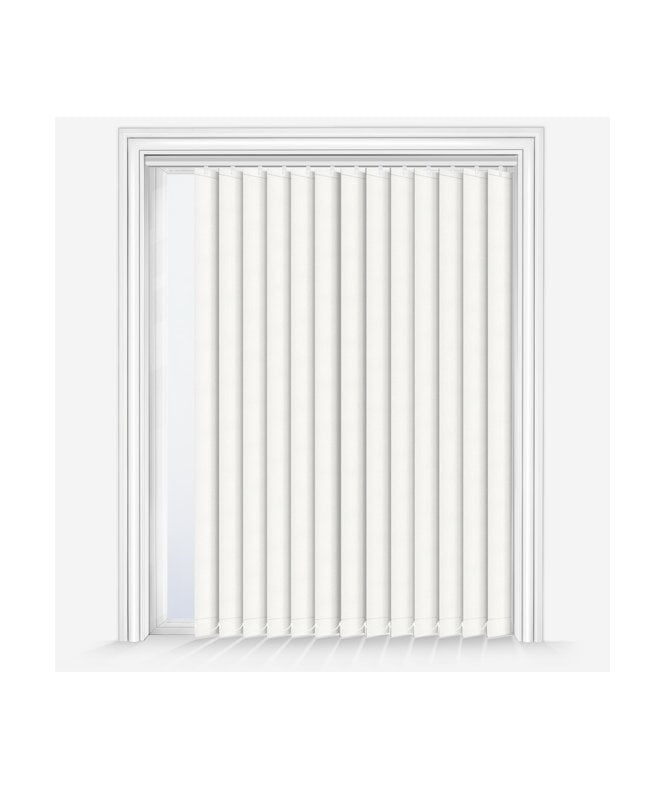 New Edge Blinds Lucca Cream Custom Made Blackout Vertical Blind
