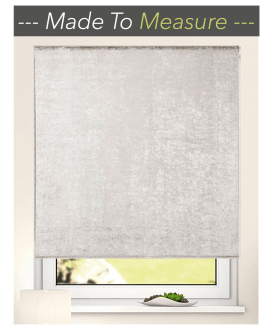 Made To Measure Champagne Crushed Velvet Blackout Roller Blind