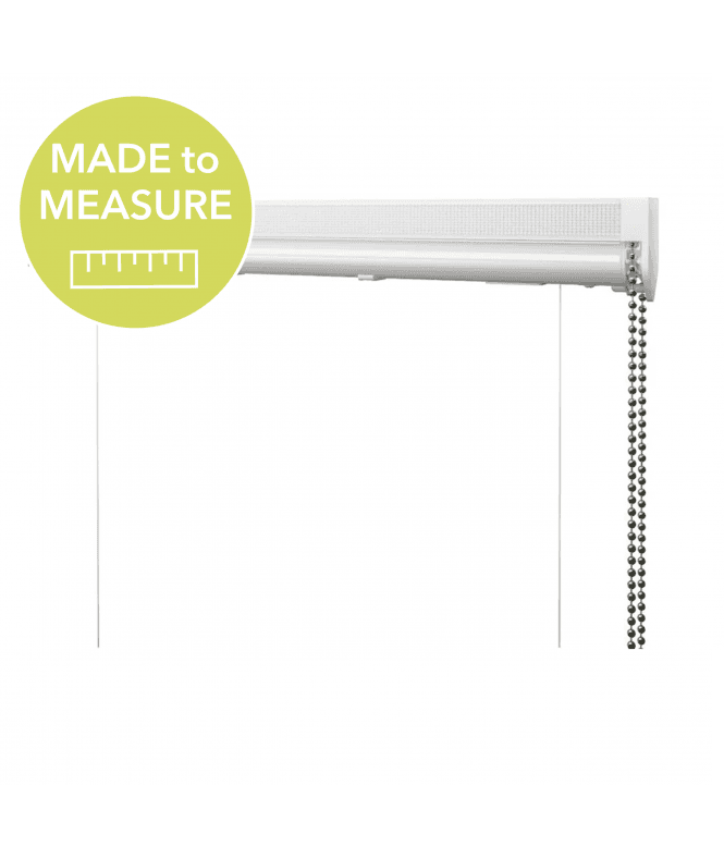 New Edge Blinds Made To Measure Deluxe PVC Cassette Roman Blind Kit with Metal Chain