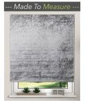 Made To Measure Grey Crushed Velvet Blackout Roller Blind