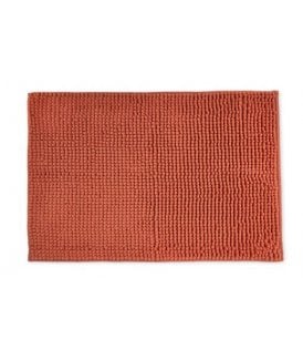 Marlow Collection Soft Touch Non-Slip Bathroom Rug in Burnt Orange