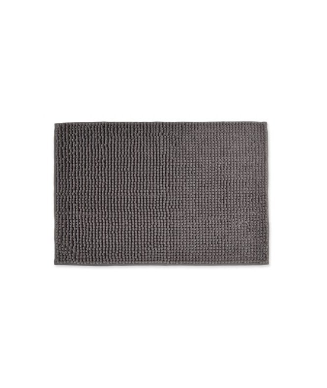 New Edge Blinds Marlow Collection Soft Touch Non-Slip Bathroom Rug in Graphite