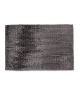 Marlow Collection Soft Touch Non-Slip Bathroom Rug in Graphite