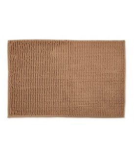 Marlow Collection Soft Touch Non-Slip Bathroom Rug in Walnut