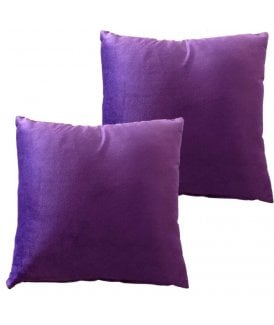 Matte Velvet Cushion Cover in Plum