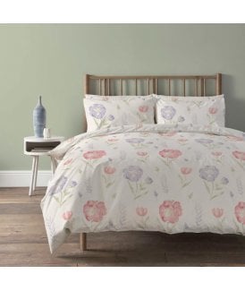 Meadow Natural Printed Duvet Set in Natural
