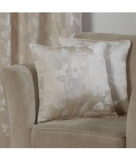 Meadows Collection Jacquard Cushion Cover in Cream