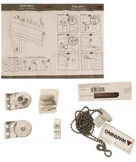Metal Roller Blind Fitting Pack (25mm)