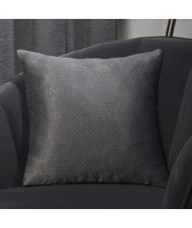 Metro Collection Cushion Cover in Charcoal Grey
