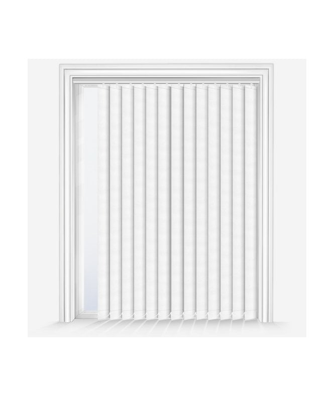 New Edge Blinds Mia Chalk Custom Made Dimout Vertical Blind