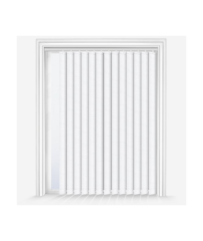 New Edge Blinds Mia White Custom Made Dimout Vertical Blind