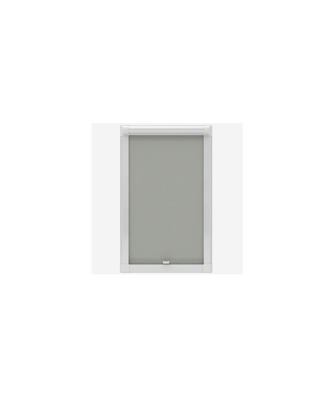 New Edge Blinds Mist Grey Blackout Perfect Fit Roller Blind