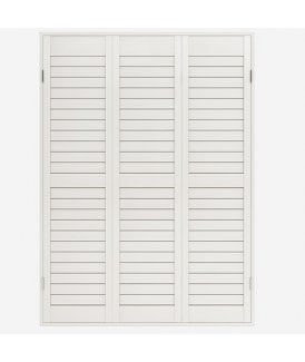 Moderna Wood Impressions Eggshell White Shutter