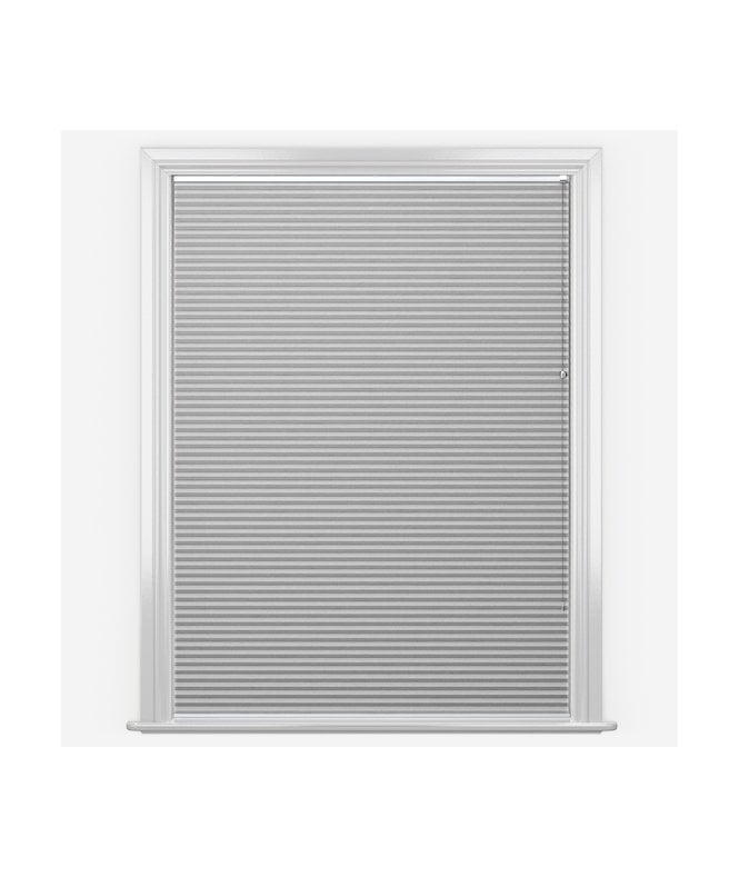 New Edge Blinds Munich Dove Grey Honeycomb Pleated Dimout Blind