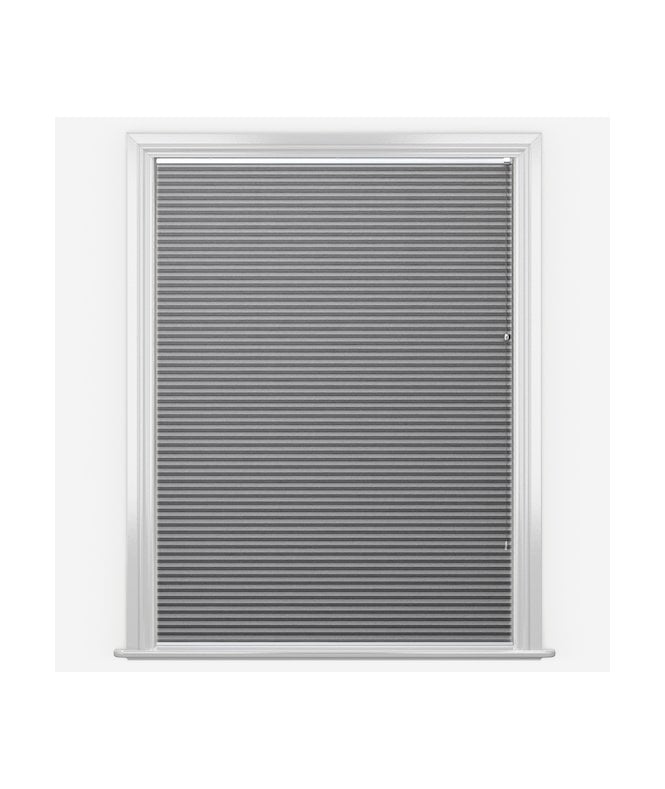 New Edge Blinds Munich Grey Honeycomb Pleated Dimout Blind