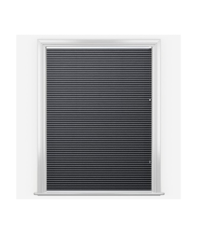 New Edge Blinds Munich Jet Honeycomb Pleated Blackout Blind