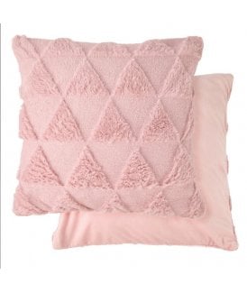 Newton Triangle Collection Soft Touch Cushion Cover in Blush Pink