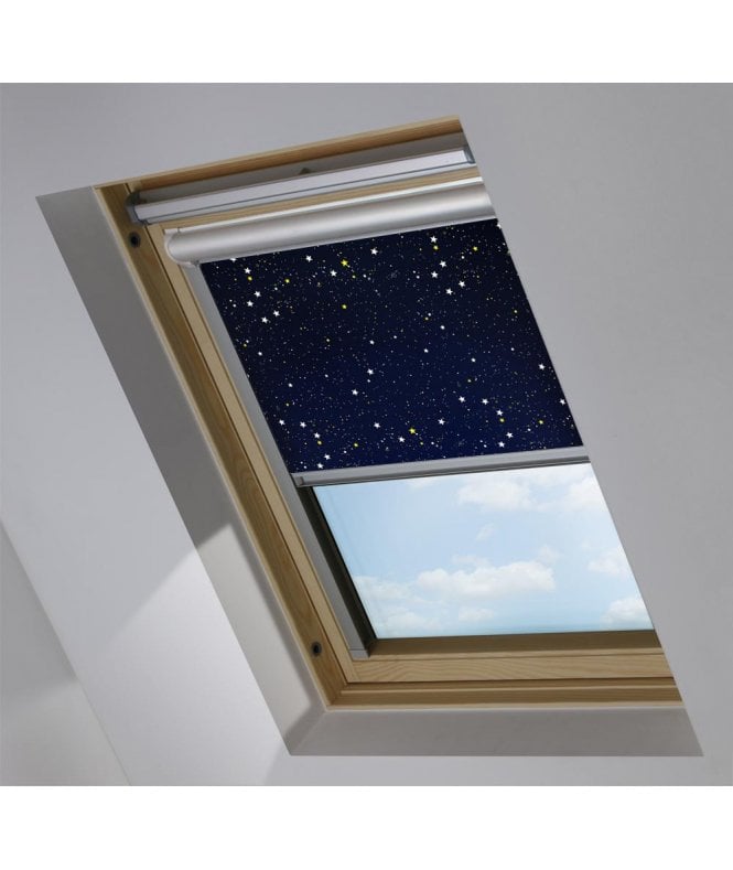 New Edge Blinds Night Sky Blackout Skylight Blind for VELUX® Roof Windows (G Codes)