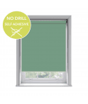 No Drill Easy Stick Self Adhesive Basil Thermal Blackout Roller Blind (170cm Drop)