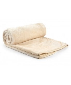 Nordic Collection Super Cosy Fleece Blanket in Cream