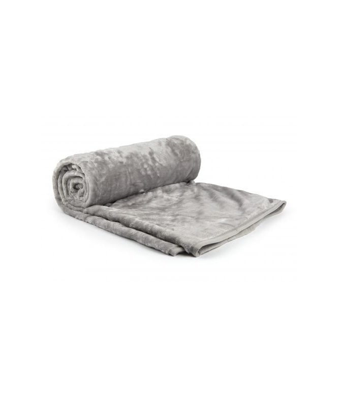 New Edge Blinds Nordic Collection Super Cosy Fleece Blanket in Silver