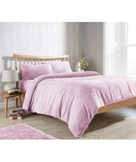 Original Teddy Duvet Set in Blush Pink