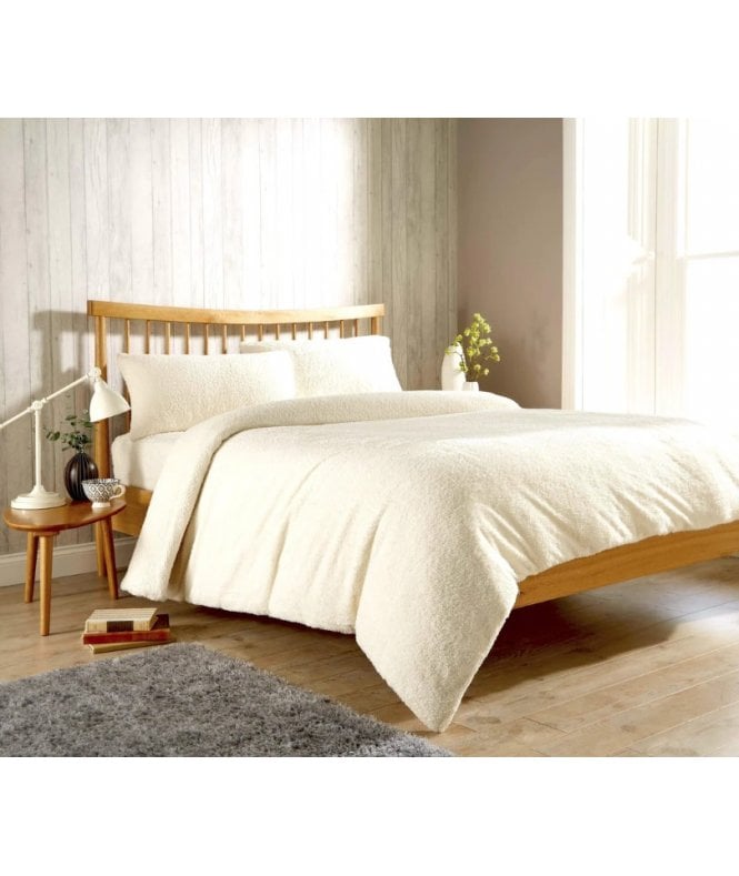 New Edge Blinds Original Teddy Duvet Set in Cream