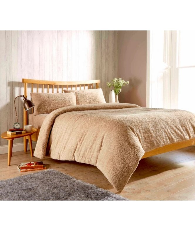 New Edge Blinds Original Teddy Duvet Set in Taupe