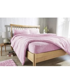 Original Teddy Fitted Sheet in Blush Pink
