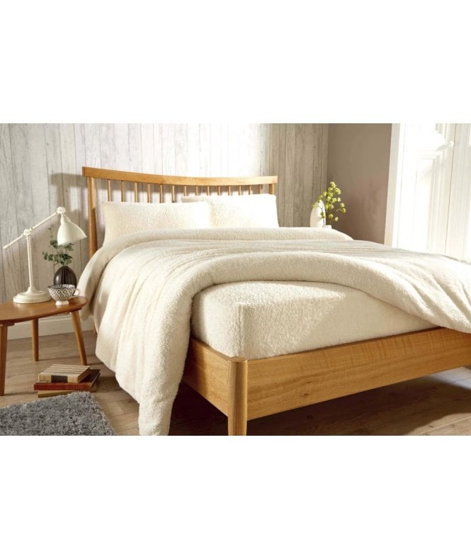 New Edge Blinds Original Teddy Fitted Sheet in Cream