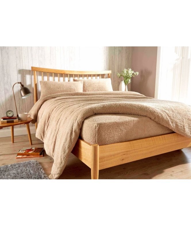 New Edge Blinds Original Teddy Fitted Sheet in Taupe