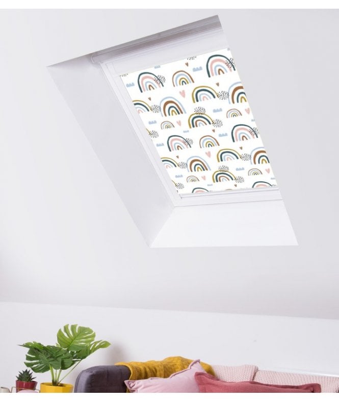 New Edge Blinds Over The Rainbow Blackout Skylight Blind for RoofLITE® Roof Windows