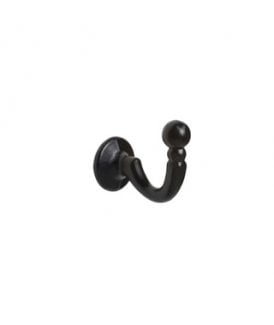 Pair Of Ball Tieback Hooks - Black