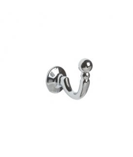 Pair Of Ball Tieback Hooks - Chrome