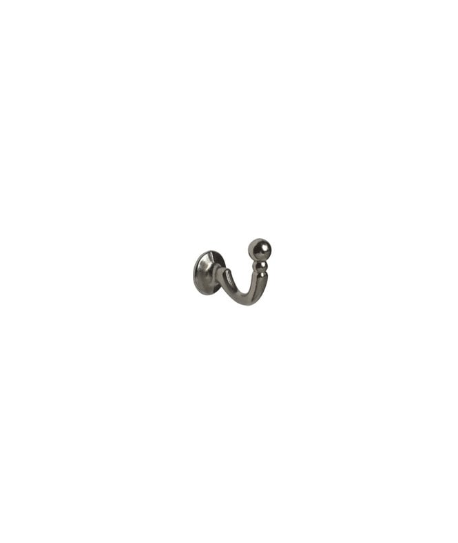New Edge Blinds Pair Of Ball Tieback Hooks - Polished Graphite
