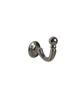Pair Of Ball Tieback Hooks - Polished Graphite