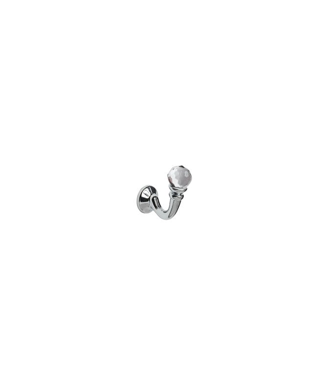 New Edge Blinds Pair Of Cyrstal Tieback Hooks - Chrome