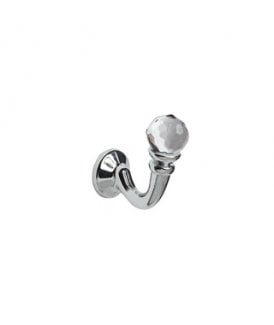Pair Of Cyrstal Tieback Hooks - Chrome