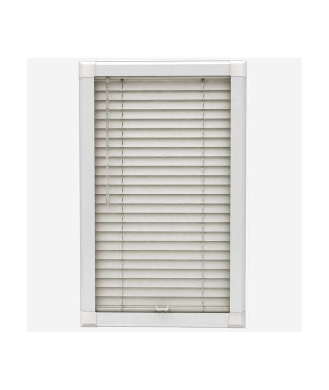 New Edge Blinds Pebble Grey Wooden Venetian Perfect Fit Blinds